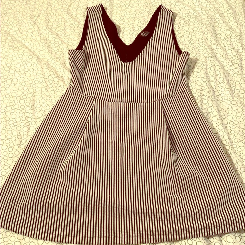 Black and White Zara skater dress